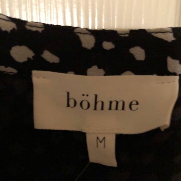 Bohme 4 Printed Ruffle Detailed Dress medium NWT - Picture 13 of 17